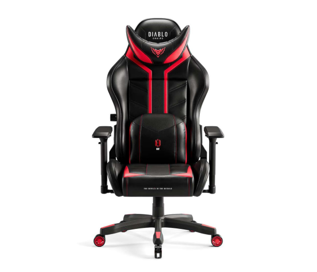 DIABLO Chairs X-RAY King Size czarno-czerwony - 1208641 - zdjęcie 2